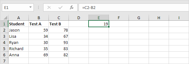 使用Excel数组公式，步骤1