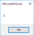 Excel VBA中的Count属性