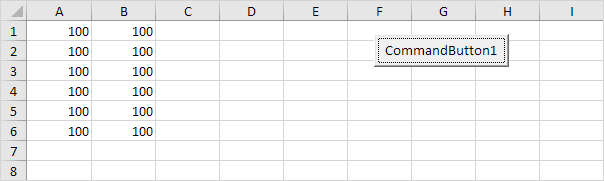 Excel VBA中的双循环