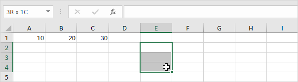 选择新范围