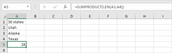 优雅的Sumproduct配方