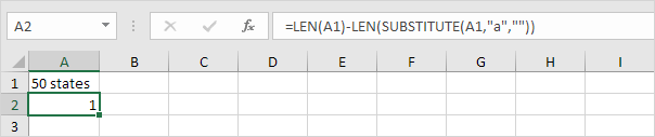 计算单元格中的特定字符