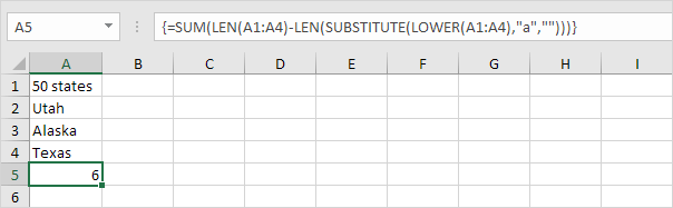 不区分大小写的字符数