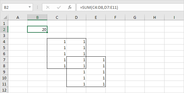 Excel中的联合运算符