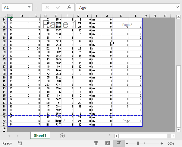 Excel中的分页预览