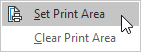 设置打印区域