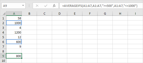 如果在两个数字之间，则计算平均值