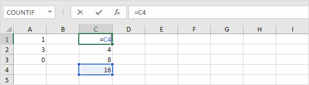 Excel中的间接循环参考