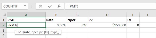 插入Excel最受欢迎的财务功能