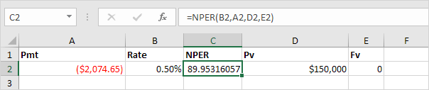 NPER功能