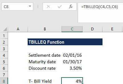 TBILLEQ函数-示例1c
