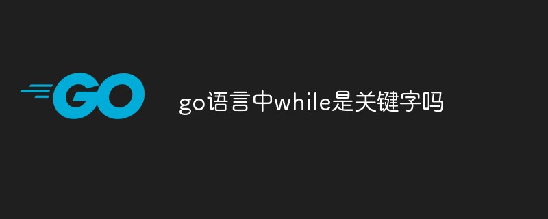 go语言中while是关键字吗-Golang