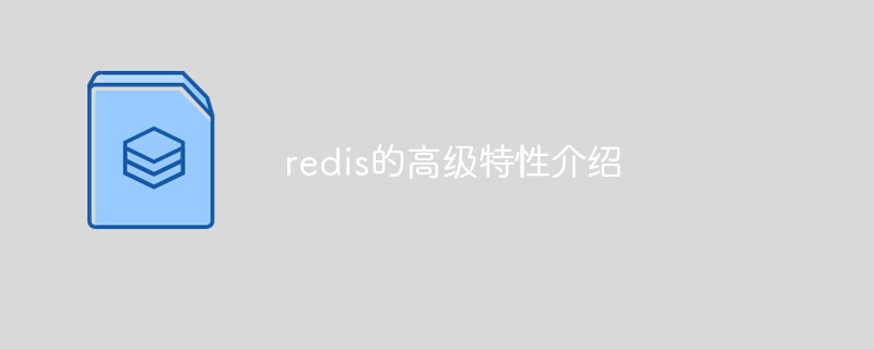 redis的高级特性介绍