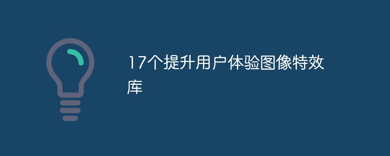 2021062014141017696540 【推荐】17个提升用户体验图像特效库