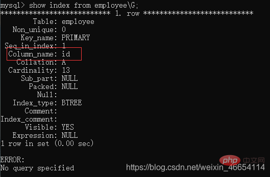 2021062103142918702488 实例介绍MySQL索引的使用