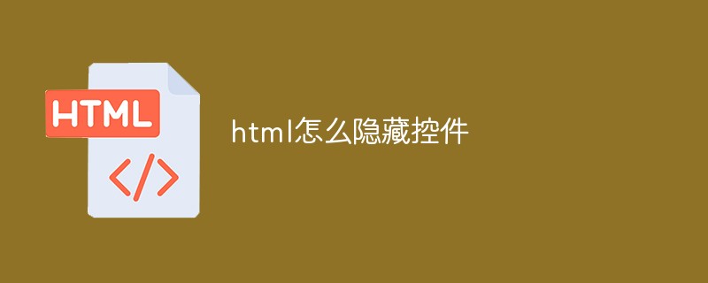 html隐藏控件方法