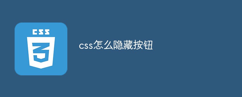 css怎么隐藏按钮