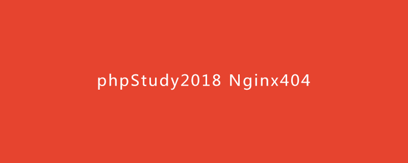 2021062104583718597070 phpStudy2018 Nginx404