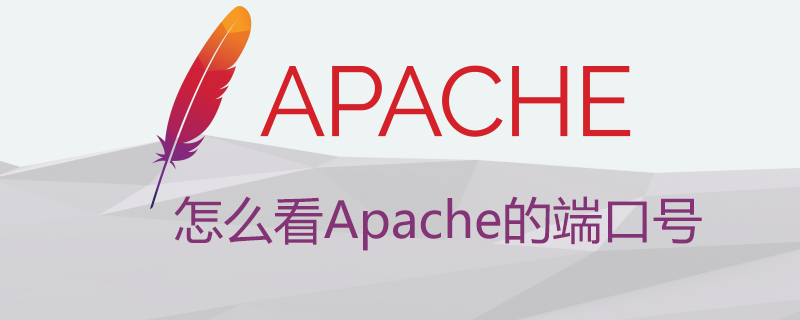 怎么看Apache的端口号
