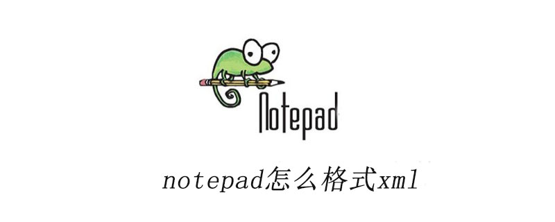 notepad怎么格式xml