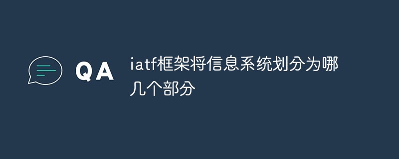 iatf框架将信息系统划分为哪几个部分