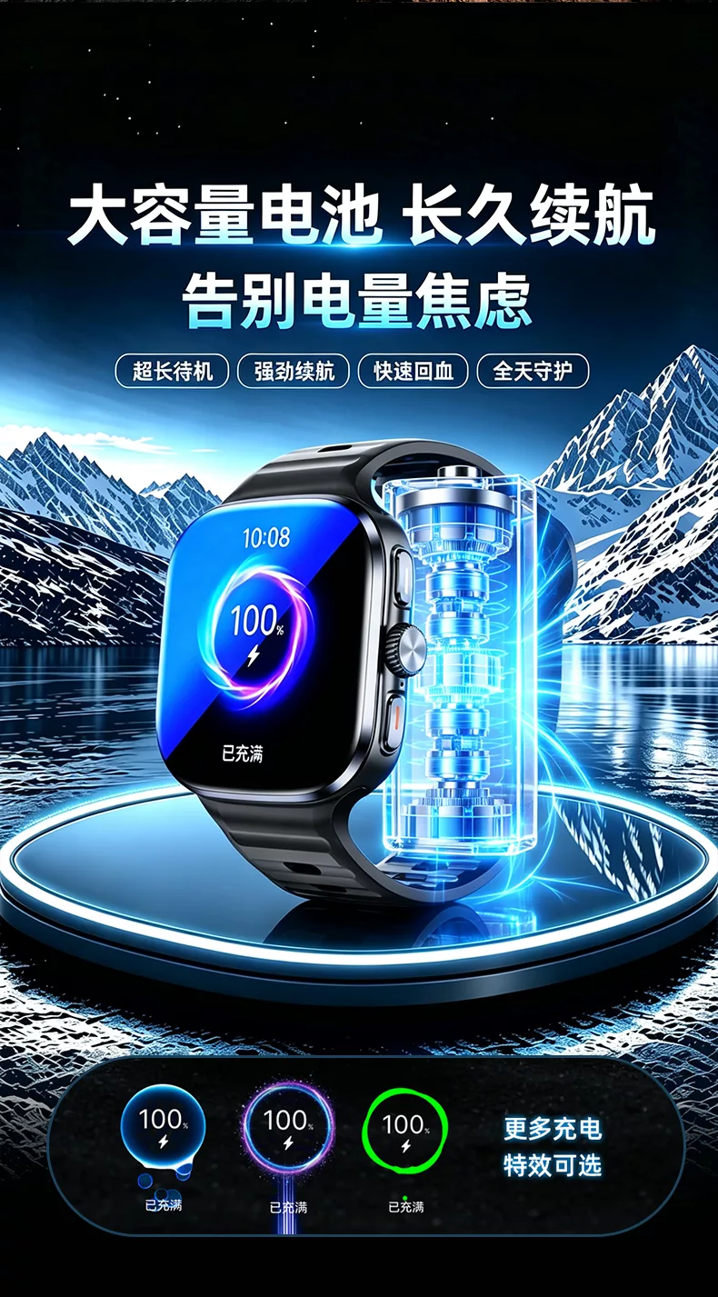 小兔智能手表s12 max超大屏5g全网通wifi插卡手表